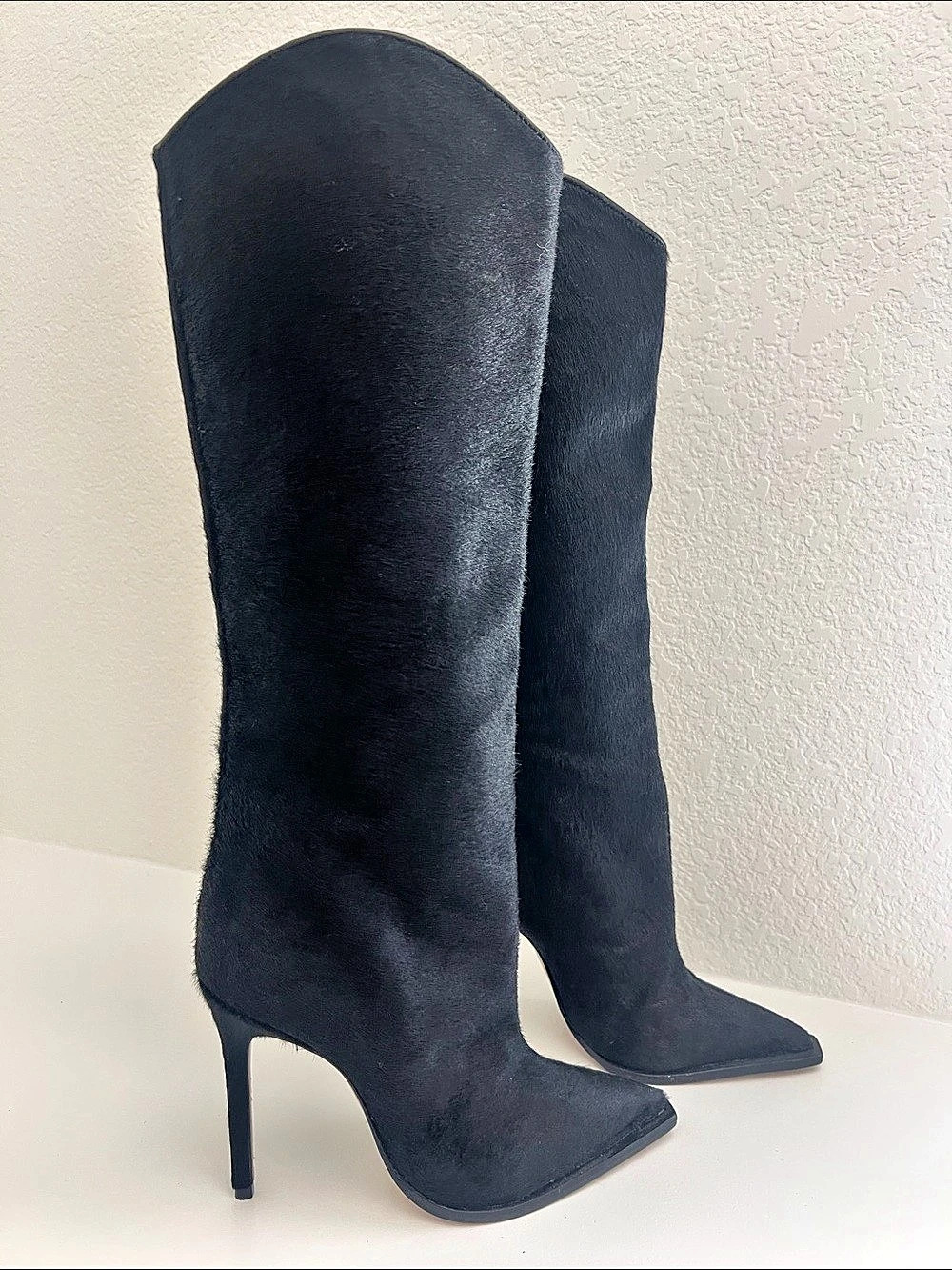 Schutz Maryana Wild Genuine Calf Hair Boots